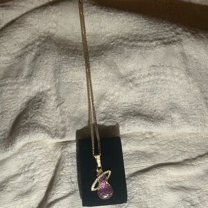 24” Cuban Miami heat necklace cubic zirconia